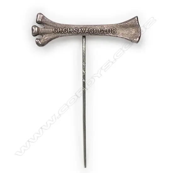 New Zealand Christchurch Savage Club pin lapel badge,